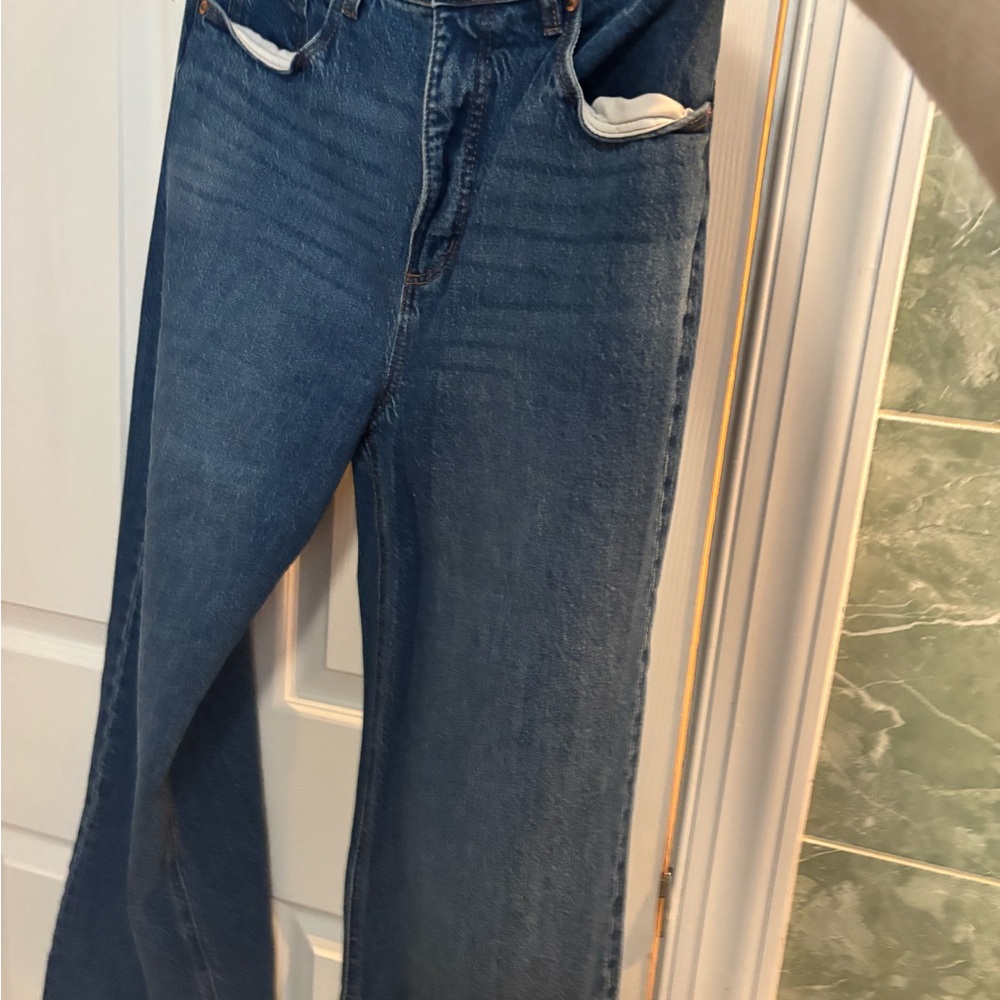 LOFT Denim Wide Leg Jeans